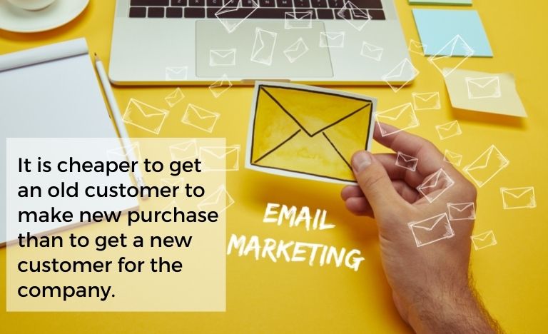 Email marketing is the cheapest way to acquire new customers